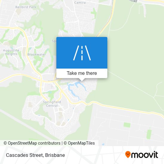 Cascades Street map