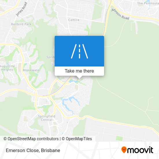 Emerson Close map