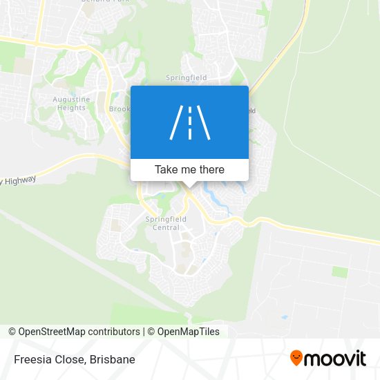 Freesia Close map