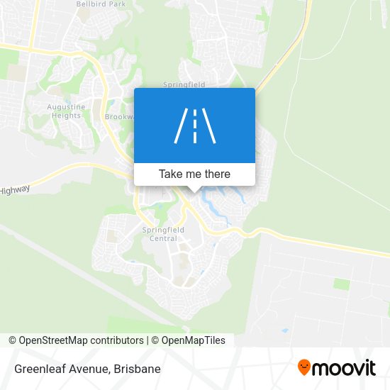 Greenleaf Avenue map