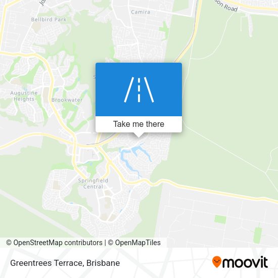 Greentrees Terrace map