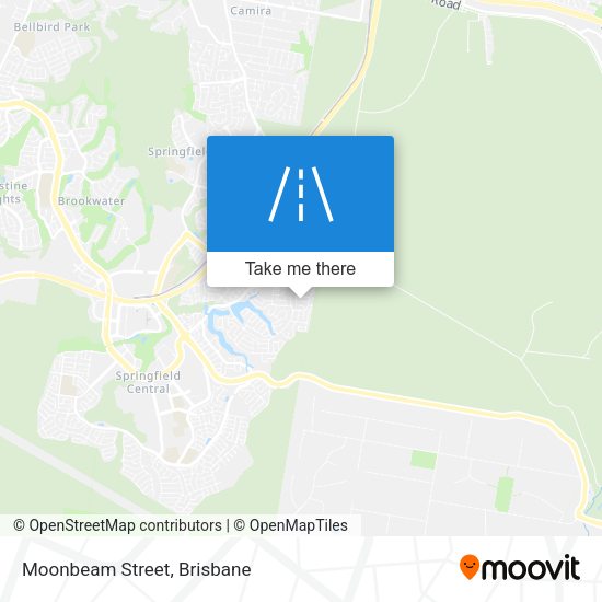 Moonbeam Street map