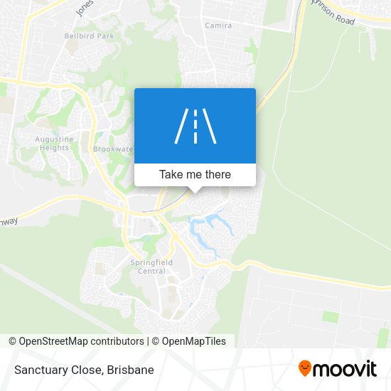 Sanctuary Close map