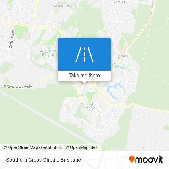 Southern Cross Circuit map