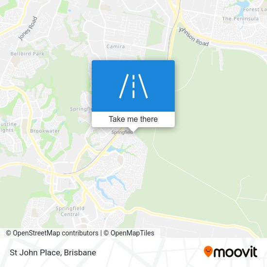 St John Place map