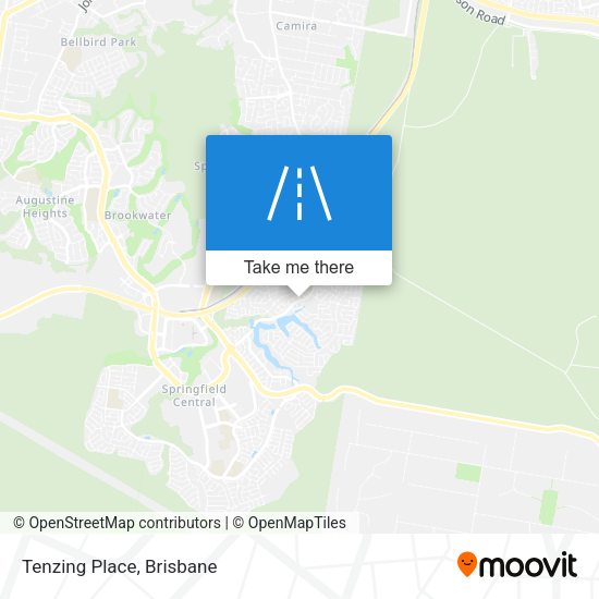 Tenzing Place map