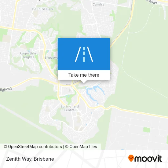 Mapa Zenith Way