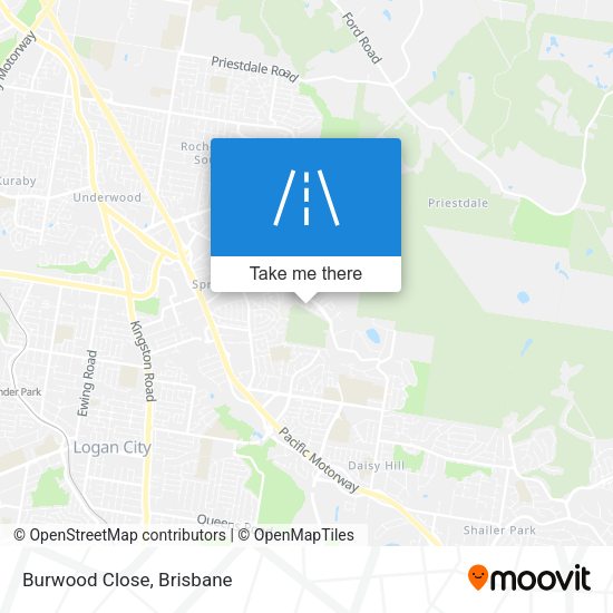 Burwood Close map