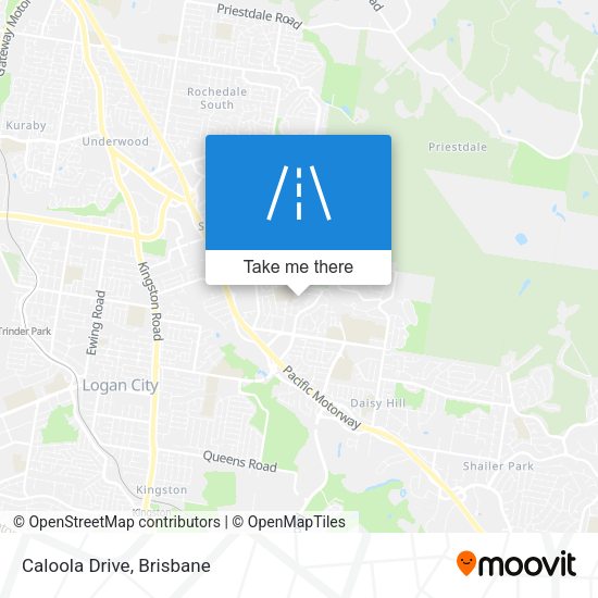 Caloola Drive map