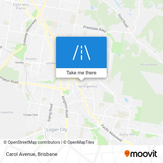 Carol Avenue map