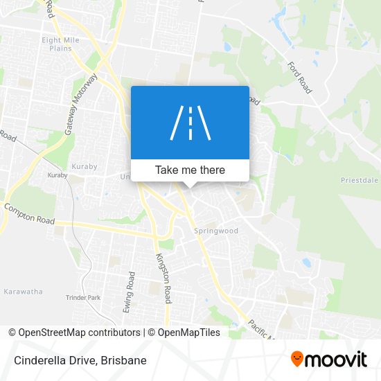 Cinderella Drive map