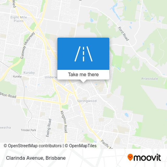 Clarinda Avenue map