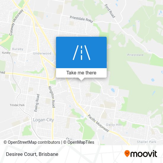 Desiree Court map