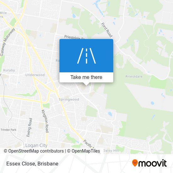 Essex Close map