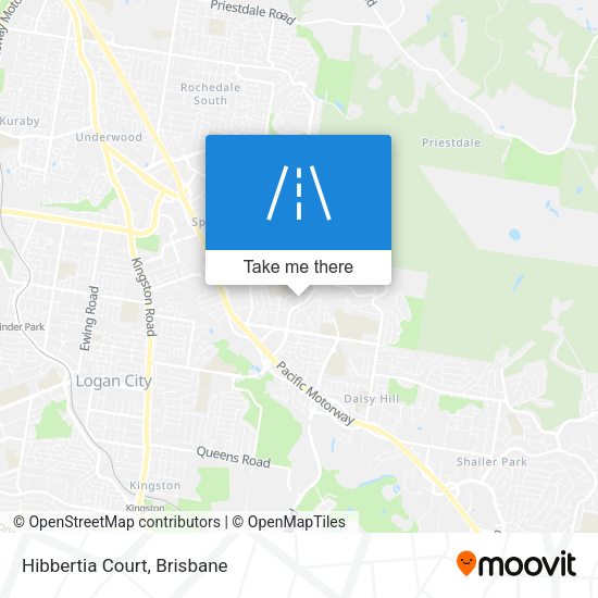 Hibbertia Court map