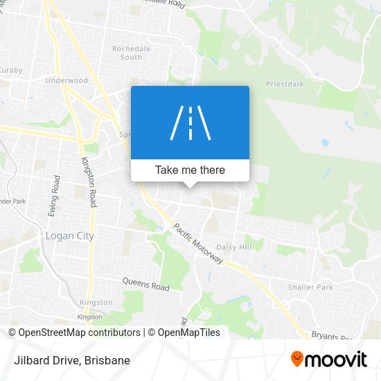 Jilbard Drive map