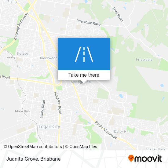 Juanita Grove map