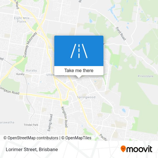 Lorimer Street map