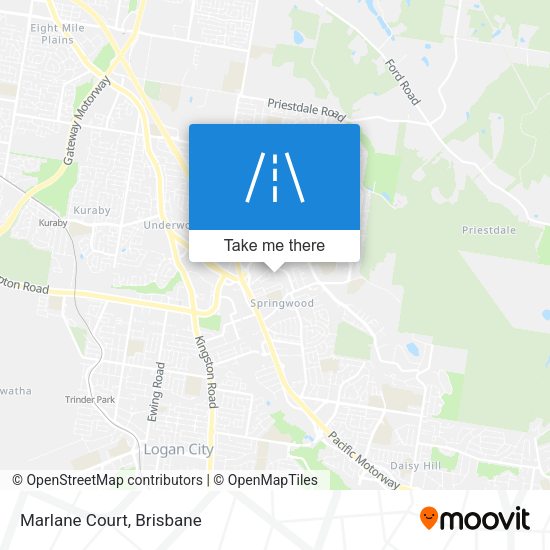Marlane Court map