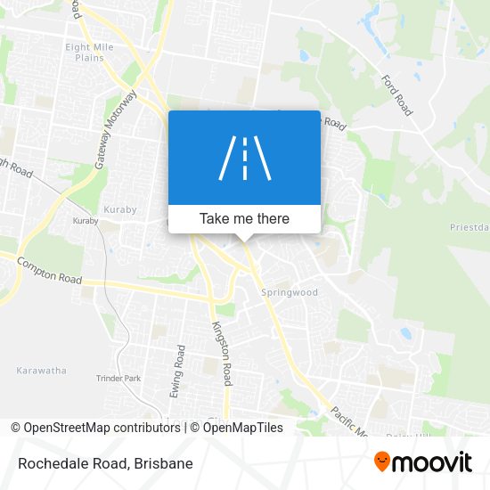 Rochedale Road map
