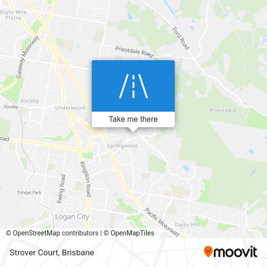 Strover Court map