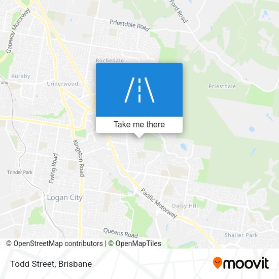 Todd Street map