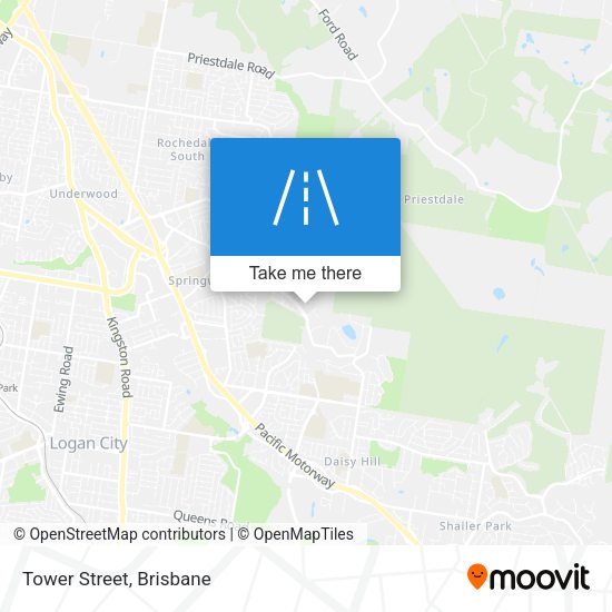 Tower Street map