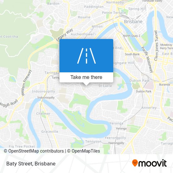 Baty Street map