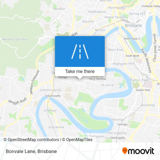 Bonvale Lane map
