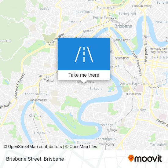 Brisbane Street map