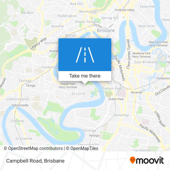 Campbell Road map