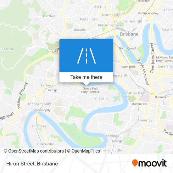 Hiron Street map
