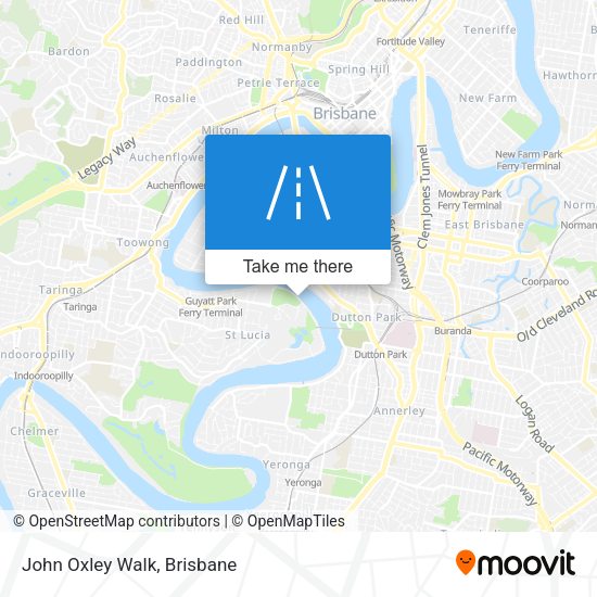 John Oxley Walk map