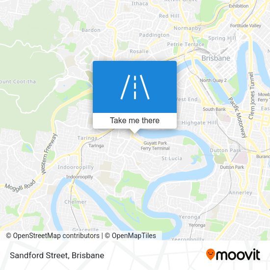 Sandford Street map