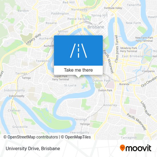 University Drive map
