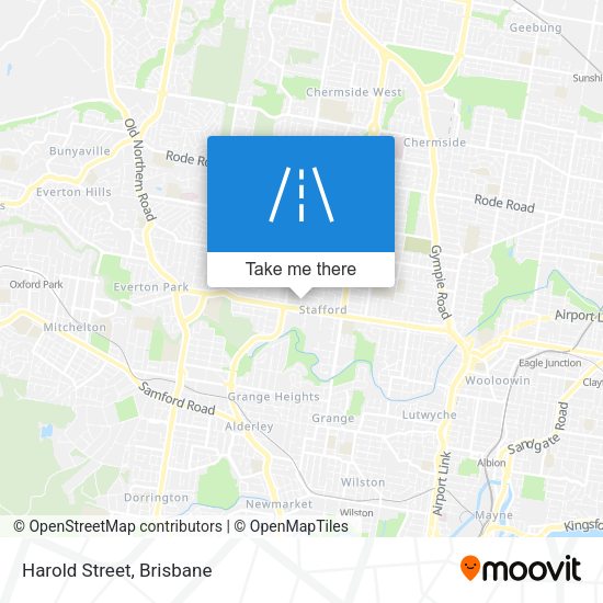 Harold Street map