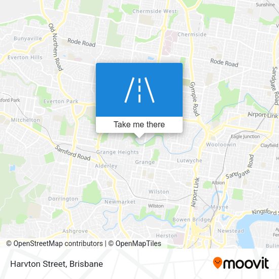 Harvton Street map