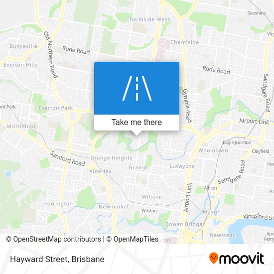 Hayward Street map
