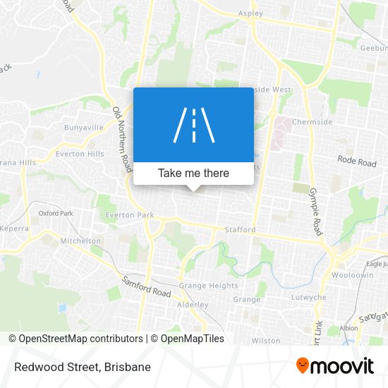 Redwood Street map