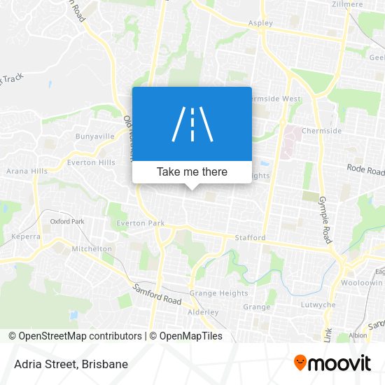 Adria Street map