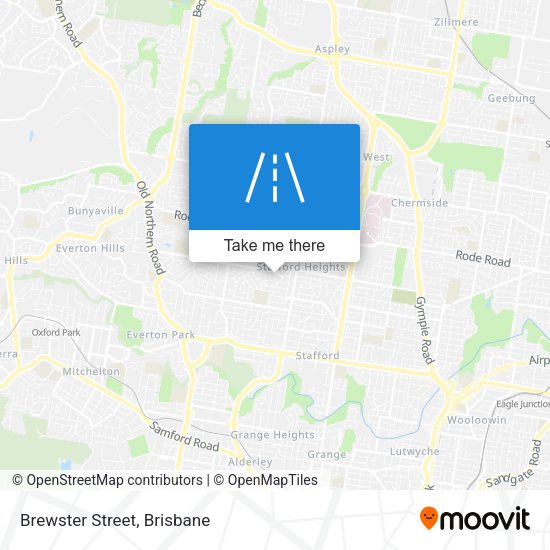 Brewster Street map