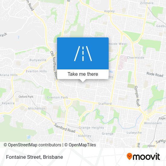 Fontaine Street map