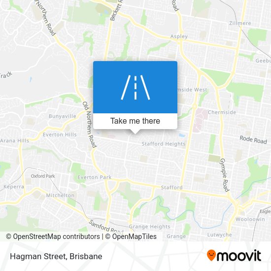 Hagman Street map