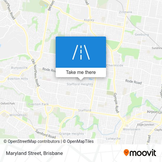 Maryland Street map