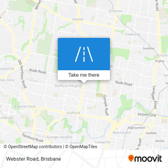 Webster Road map