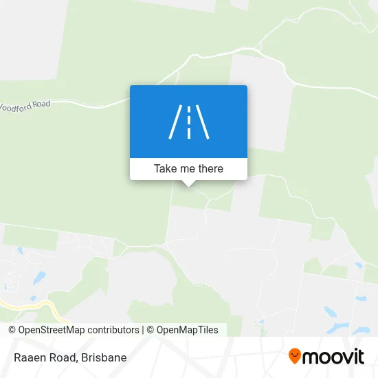 Mapa Raaen Road