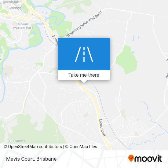 Mavis Court map