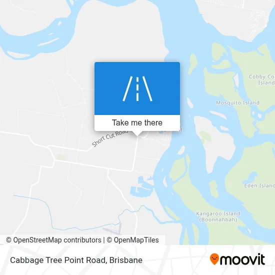 Mapa Cabbage Tree Point Road