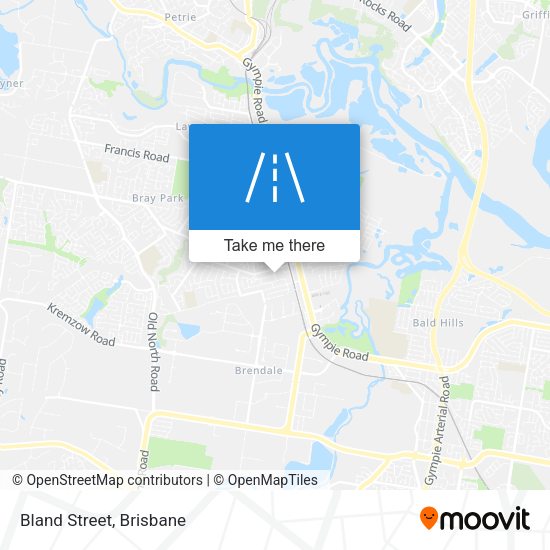 Bland Street map