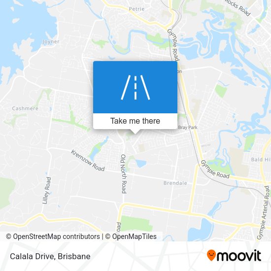 Calala Drive map